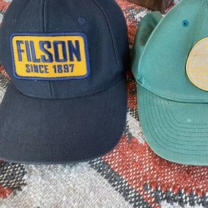 Filson and Patagonia hats
